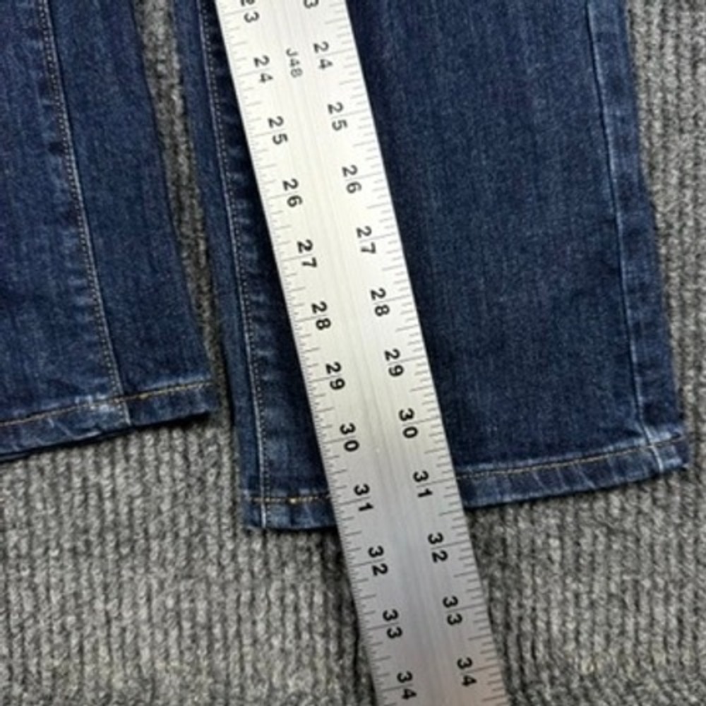 Levis 505 Straight Leg Jeans Womens Size 8M/W29 Dark Wash Blue Denim 15505-0111 - Picture 7 of 15